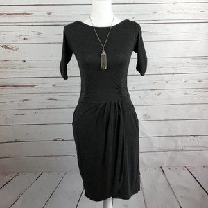 Anthropologie Grey Long Sleeve Dress - Size 12